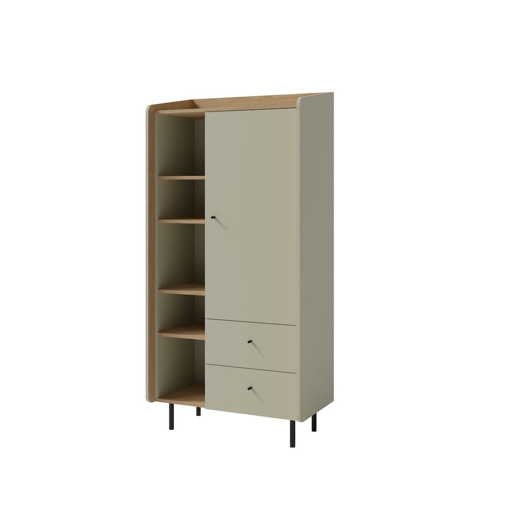 Alessio AE5 Highboard Cabinet 80cm in Eucalyptus, image 7