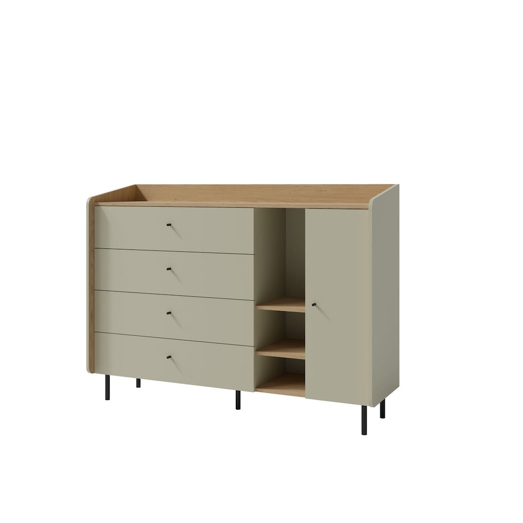 Alessio AE7 Chest Of Drawers 155cm in Eucalyptus, image 7