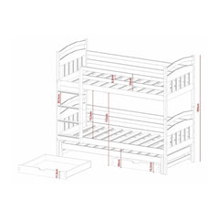 Alan Bunk Bed with Trundle and Storage - product image 15