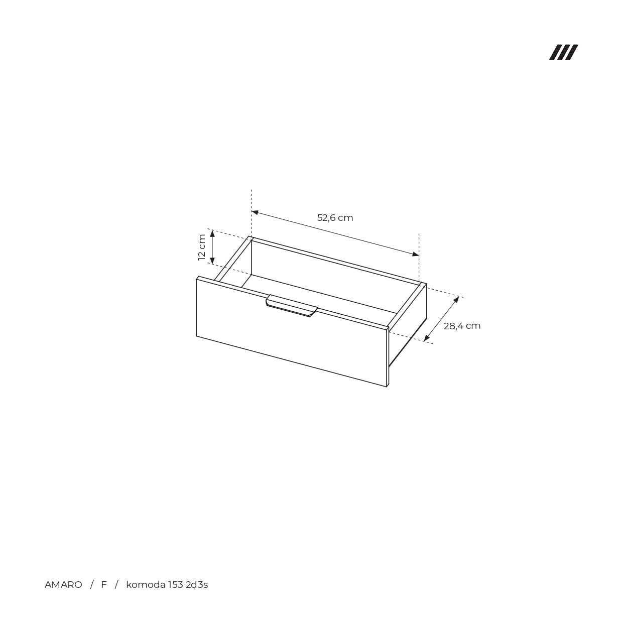 Sideboard 2D3S AMARO Oak Dunin