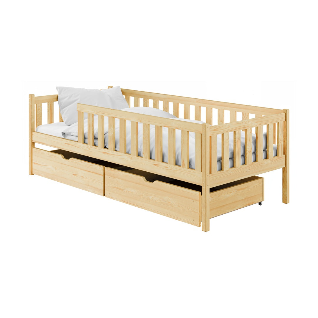 Wooden Single Bed Antonio With Storage, image 11