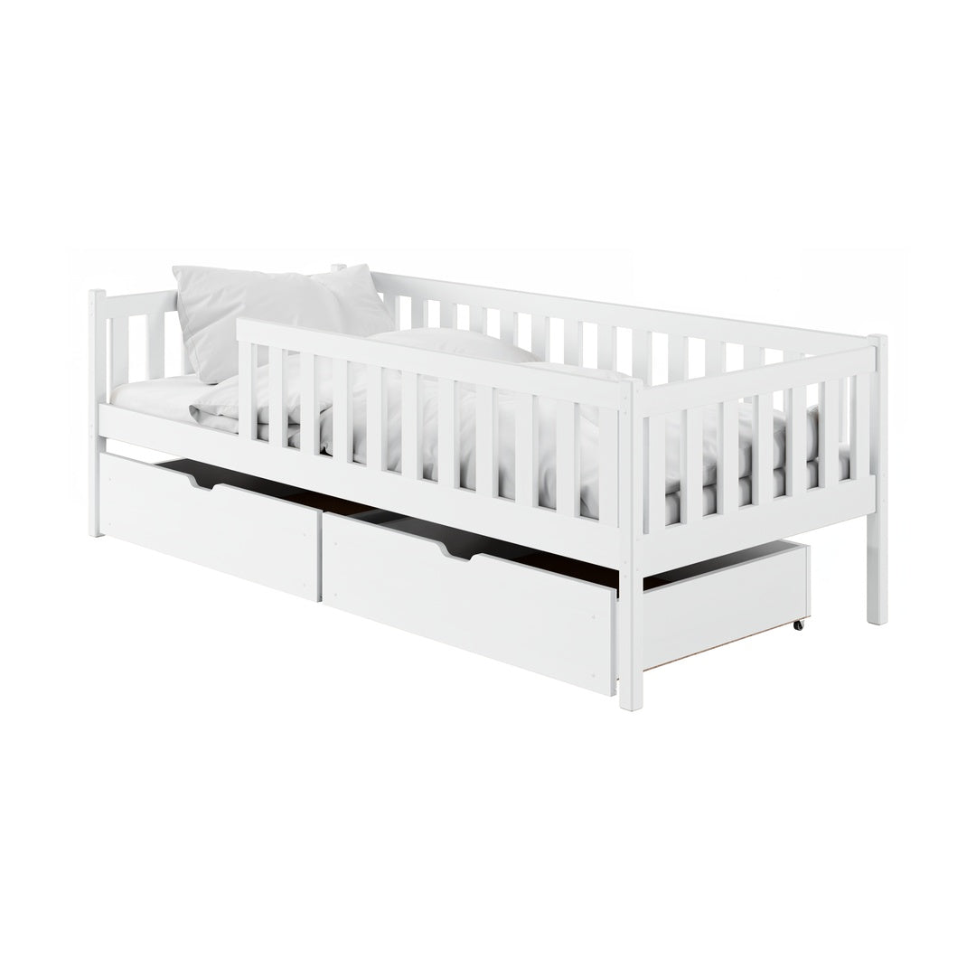 Wooden Single Bed Antonio With Storage, image 12