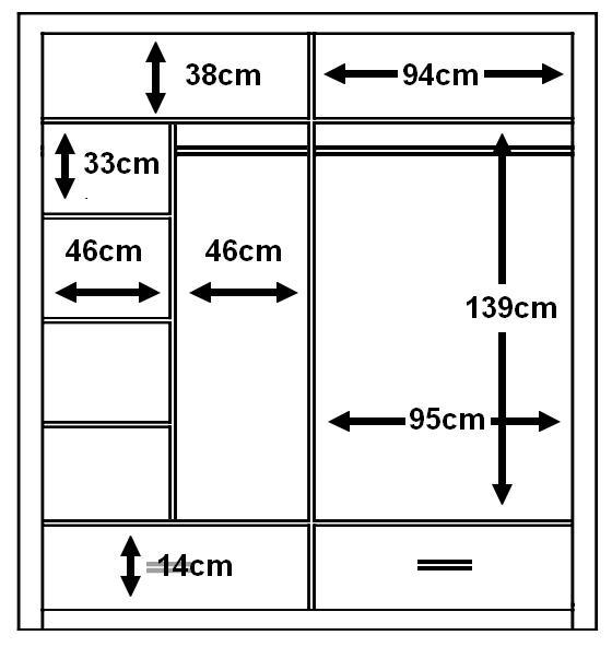 Arti Sliding Door Wardrobe product image