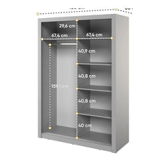 Arti 18 - 2 Sliding Door Wardrobe 150cm - product image 14