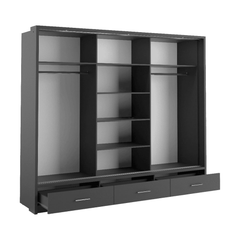 Arti 1 - 3 Sliding Door Wardrobe 250cm - product image 3