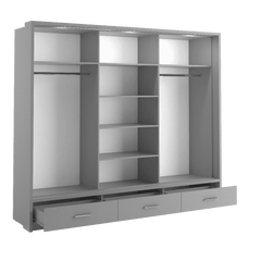 Arti 1 - 3 Sliding Door Wardrobe 250cm - product image 5