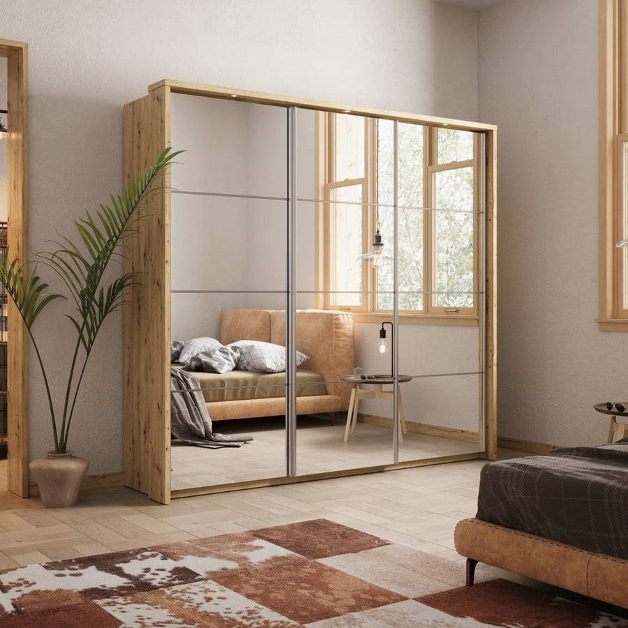 Arti 27 - 3 Sliding Door Wardrobe 240cm