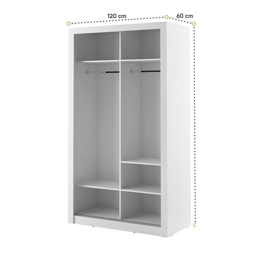 Arti 19 - 2 Sliding Door Wardrobe 120cm - product image 10