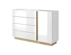 Chest of Drawers D4S ARCO White / White Gloss