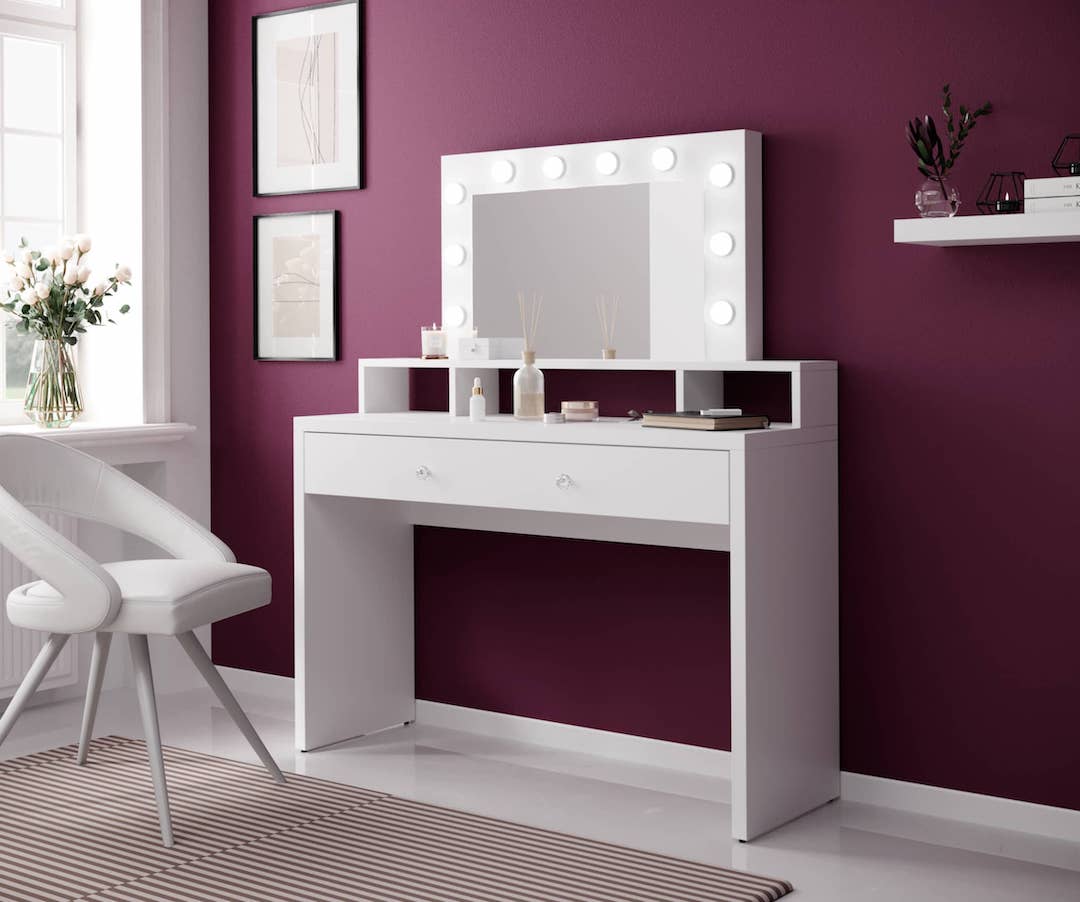 Aria Dressing Table With Mirror 120cm - product image 4