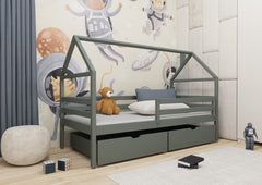 Wooden Single Bed Aaron With Storage