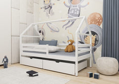 Wooden Single Bed Aaron With Storage