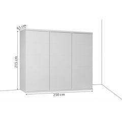 Arti 1 - 3 Sliding Door Wardrobe 250cm - product image 21