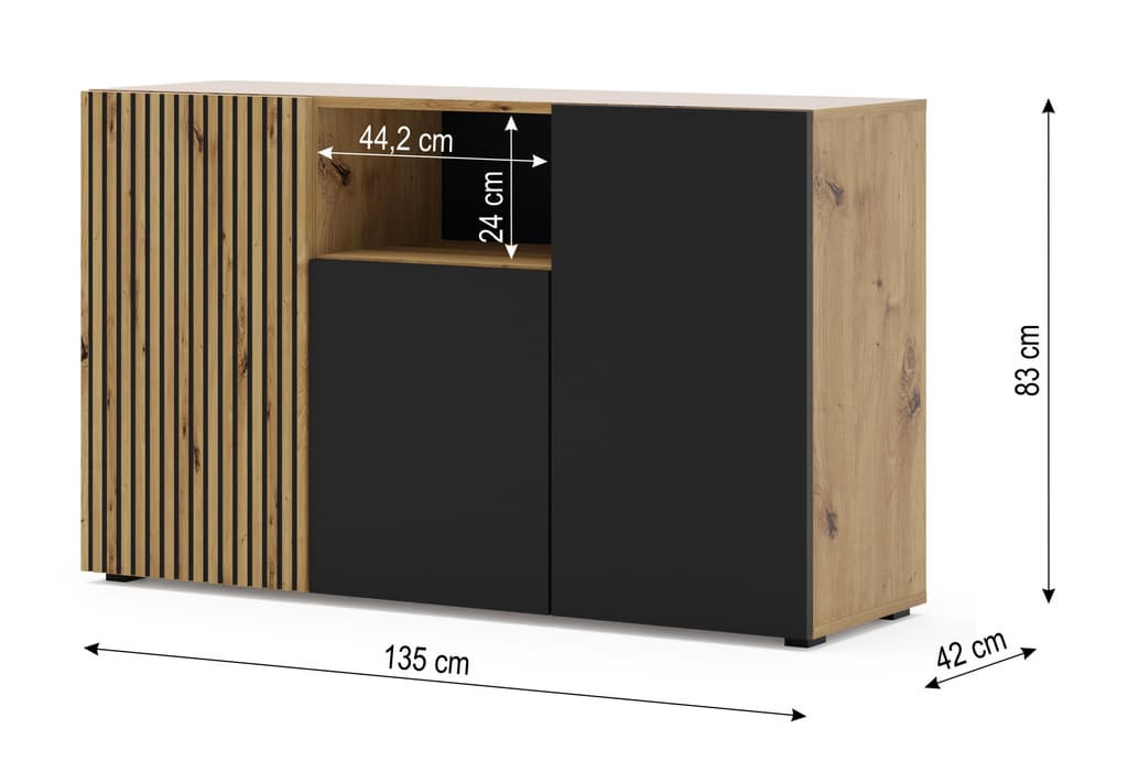 Auris Sideboard Cabinet 135cm