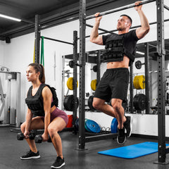 Adjustable Weighted Vest for Men and Women 20 Kg Weight Vest-Black