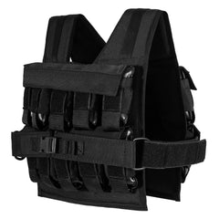 Adjustable Weighted Vest for Men and Women 20 Kg Weight Vest-Black