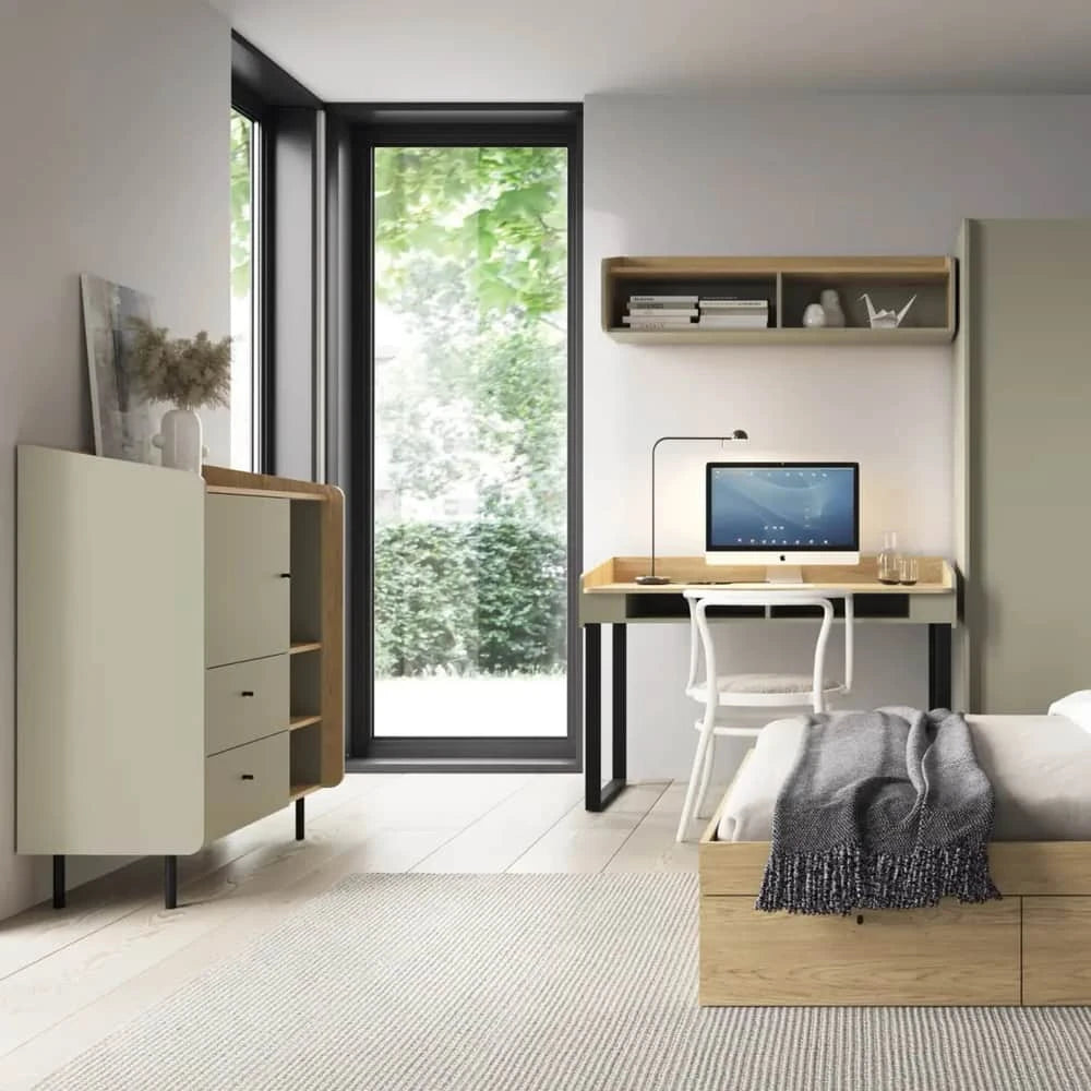 Alessio AE1 Hinged Door Wardrobe 145cm, image 8