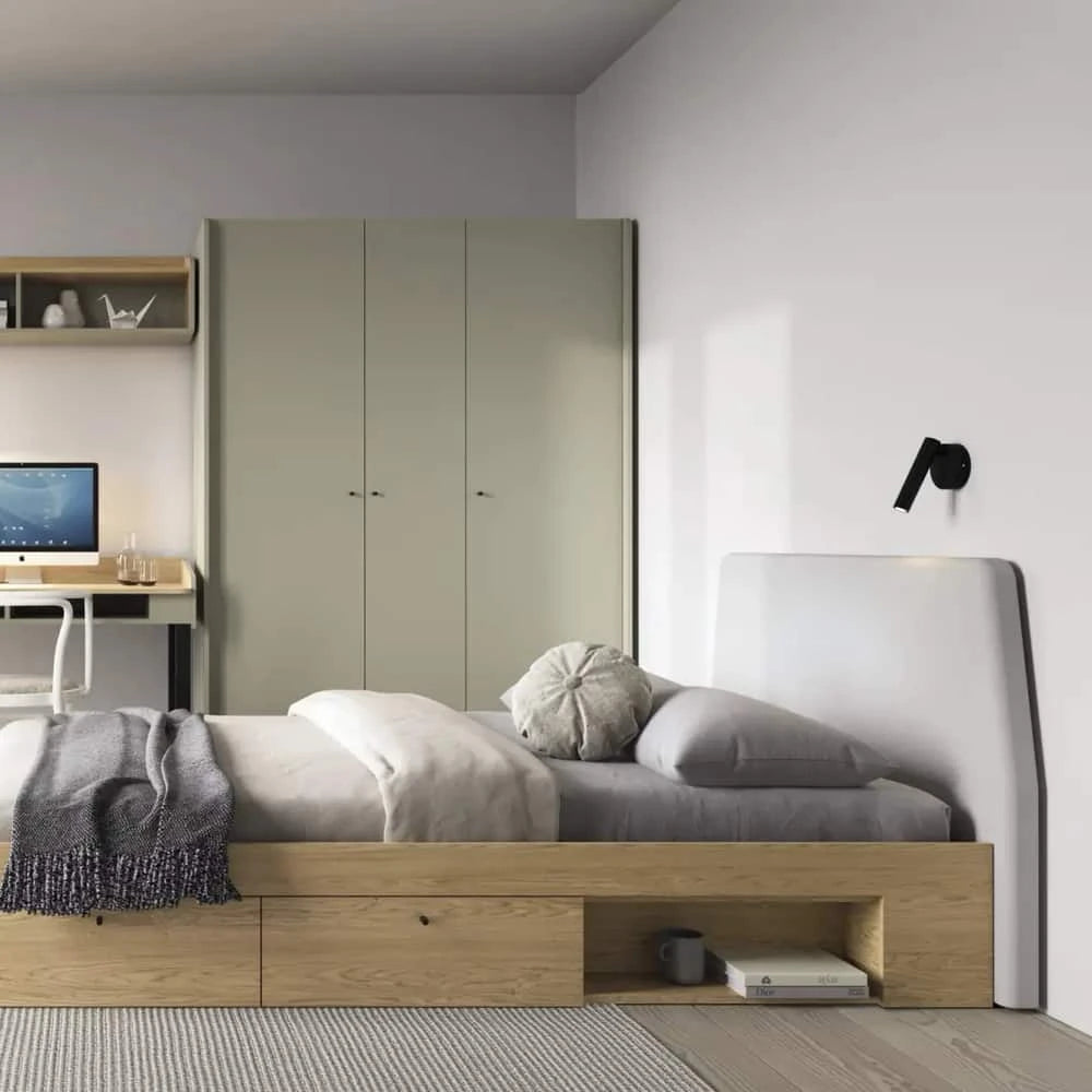 Alessio AE1 Hinged Door Wardrobe 145cm, image 9