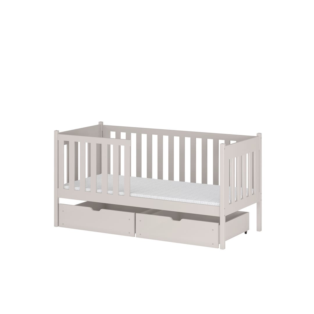 Wooden Single Bed Alicia With Storage