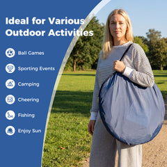 All-Weather Clear PVC Bubble Tent with Sealed Floor-Blue