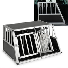 Aluminum Dog Transport Box with Lockable Door