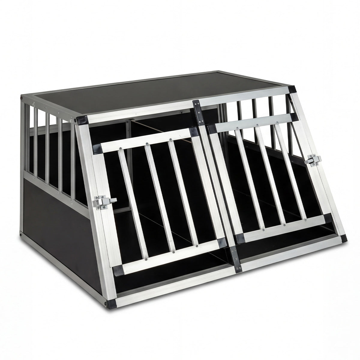 Aluminum Dog Transport Box with Lockable Door