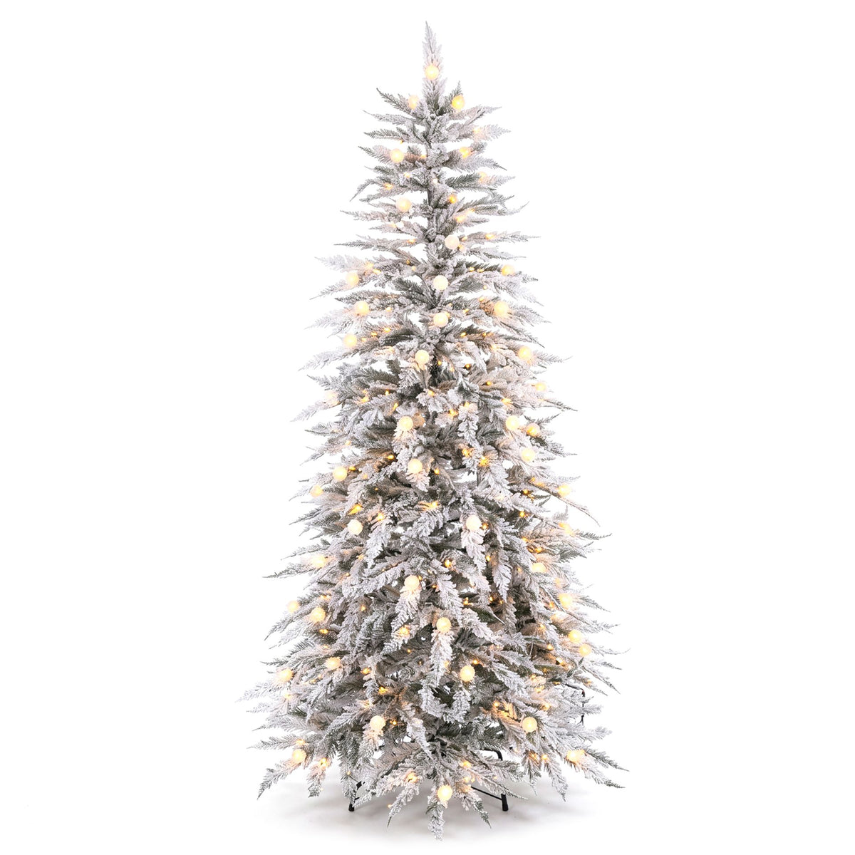 Artificial Flocked Christmas Tree, image 4