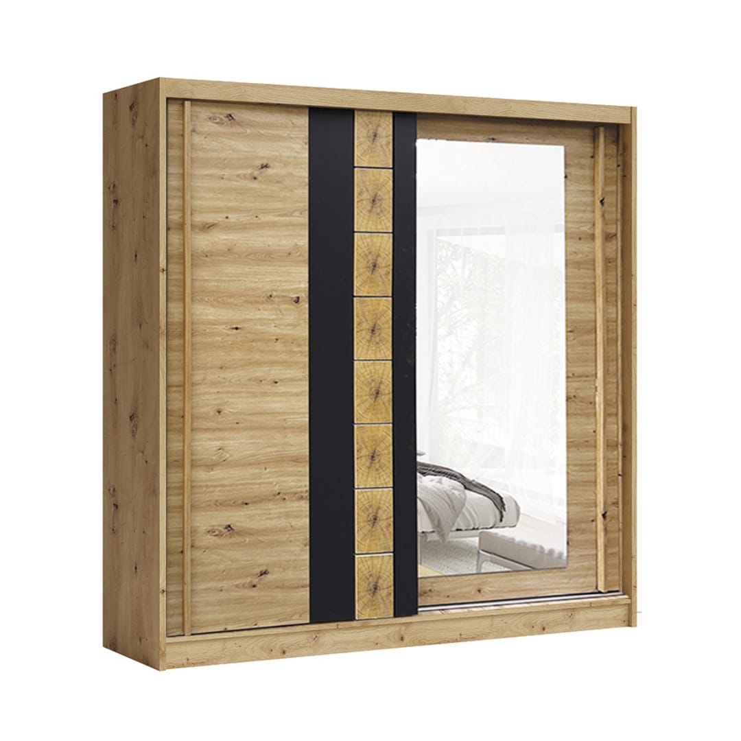 Avantgarde AV1 Sliding Door Wardrobe 200cm - product image 2