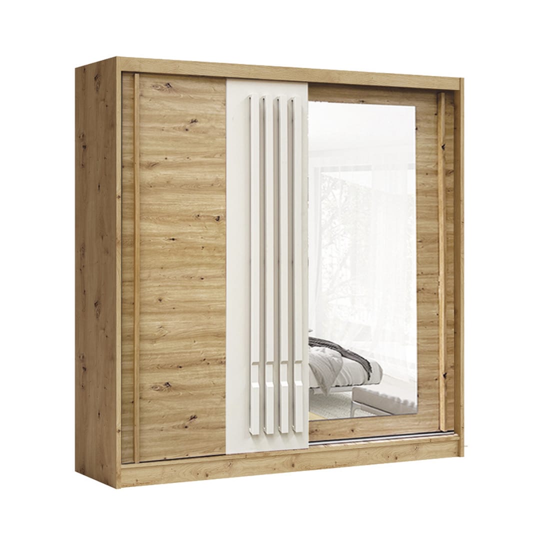 Avantgarde AV6 Sliding Door Wardrobe 200cm - product image 2