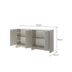 BC-11 Over Bed Unit for Horizontal Wall Bed Concept 90cm