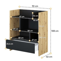 Bed Concept BC-25 Sideboard Cabinet 92cm - product image 8