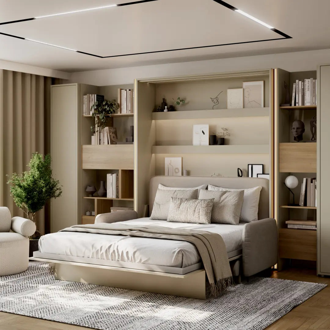 BC-35 Upholstered Sofa For BC-13 Vertical Wall Bed Concept 180cm