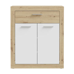 Baccio Shoe Cabinet 83cm in Oak Artisan, image 4