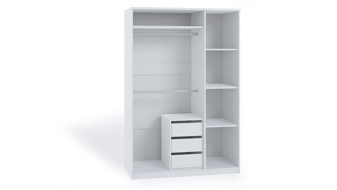 Bono Hinged Door Wardrobe 135cm