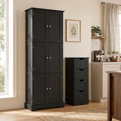Bathroom Cabinet Set in Black