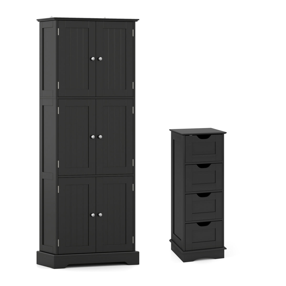 Bathroom Cabinet Set in Black