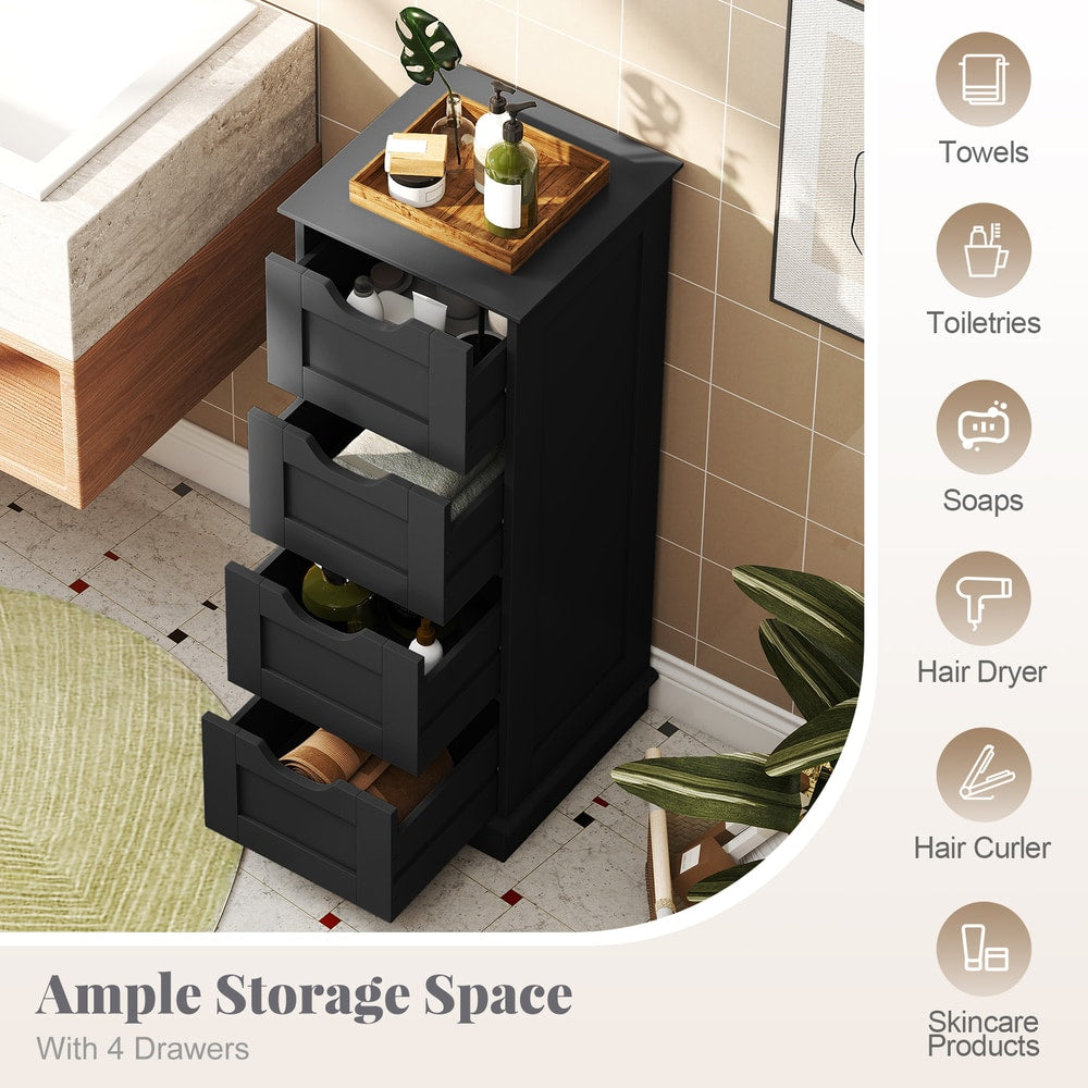 Bathroom Cabinet Set in Black