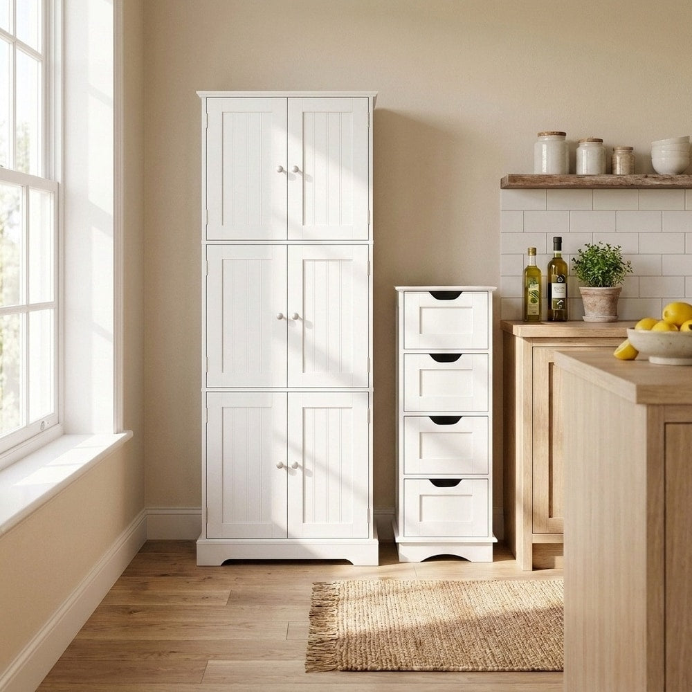 Bathroom Cabinet Set in White