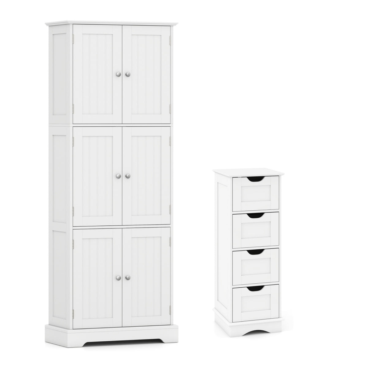 Bathroom Cabinet Set in White