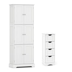 Bathroom Cabinet Set in White