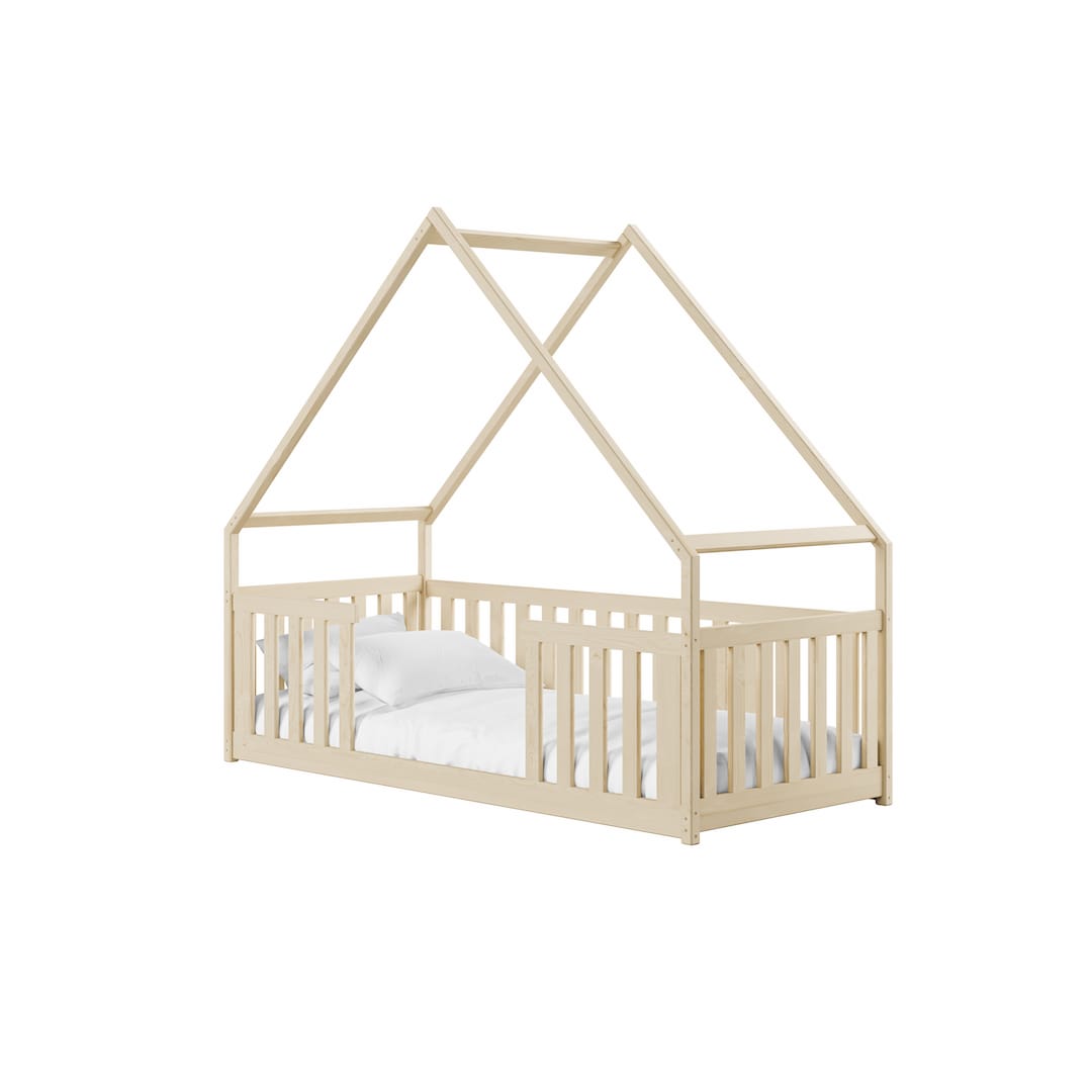Wooden Single House Bed Bee