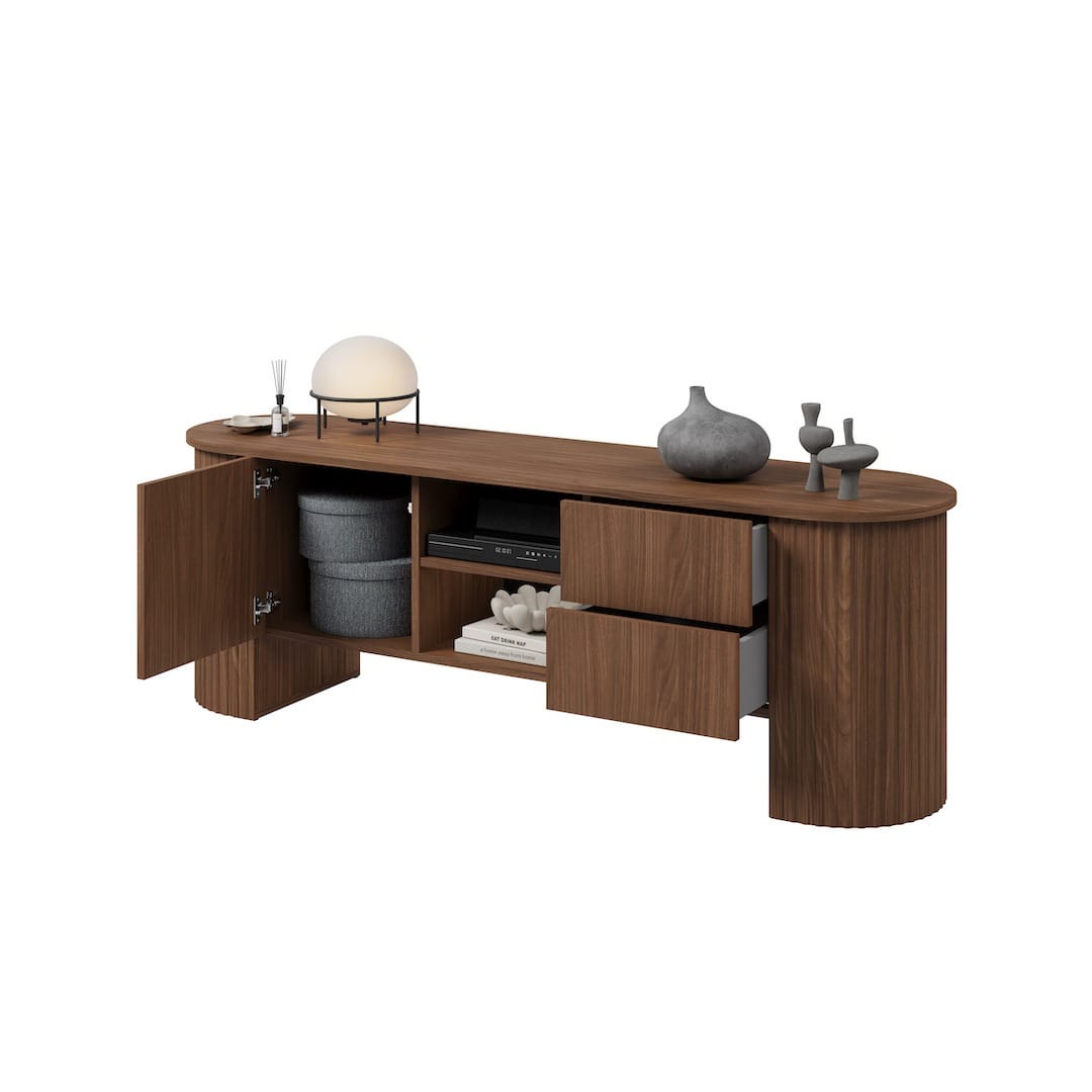 Cavo TV Cabinet 180cm in Oak Walnut, image 5