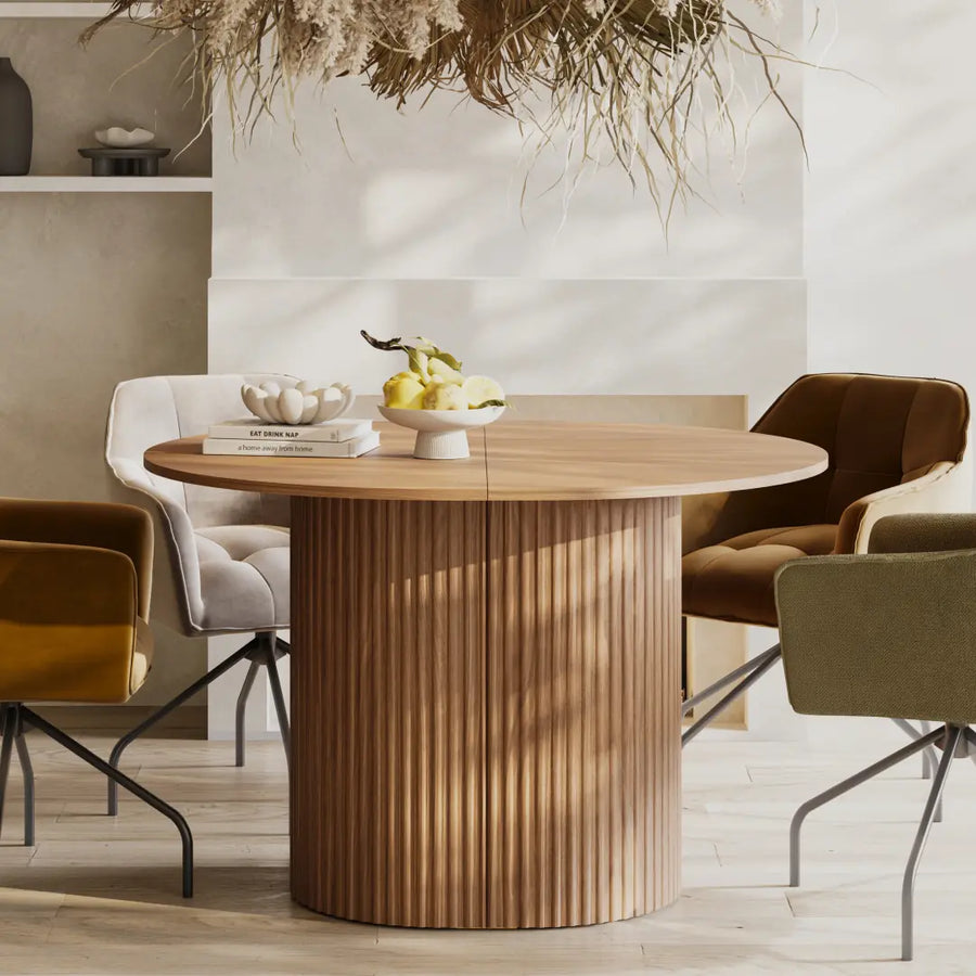 Cavo Extending Dining Table 120cm in Oak Walnut