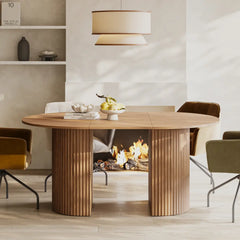 Cavo Extending Dining Table 120cm in Oak Walnut, image 14