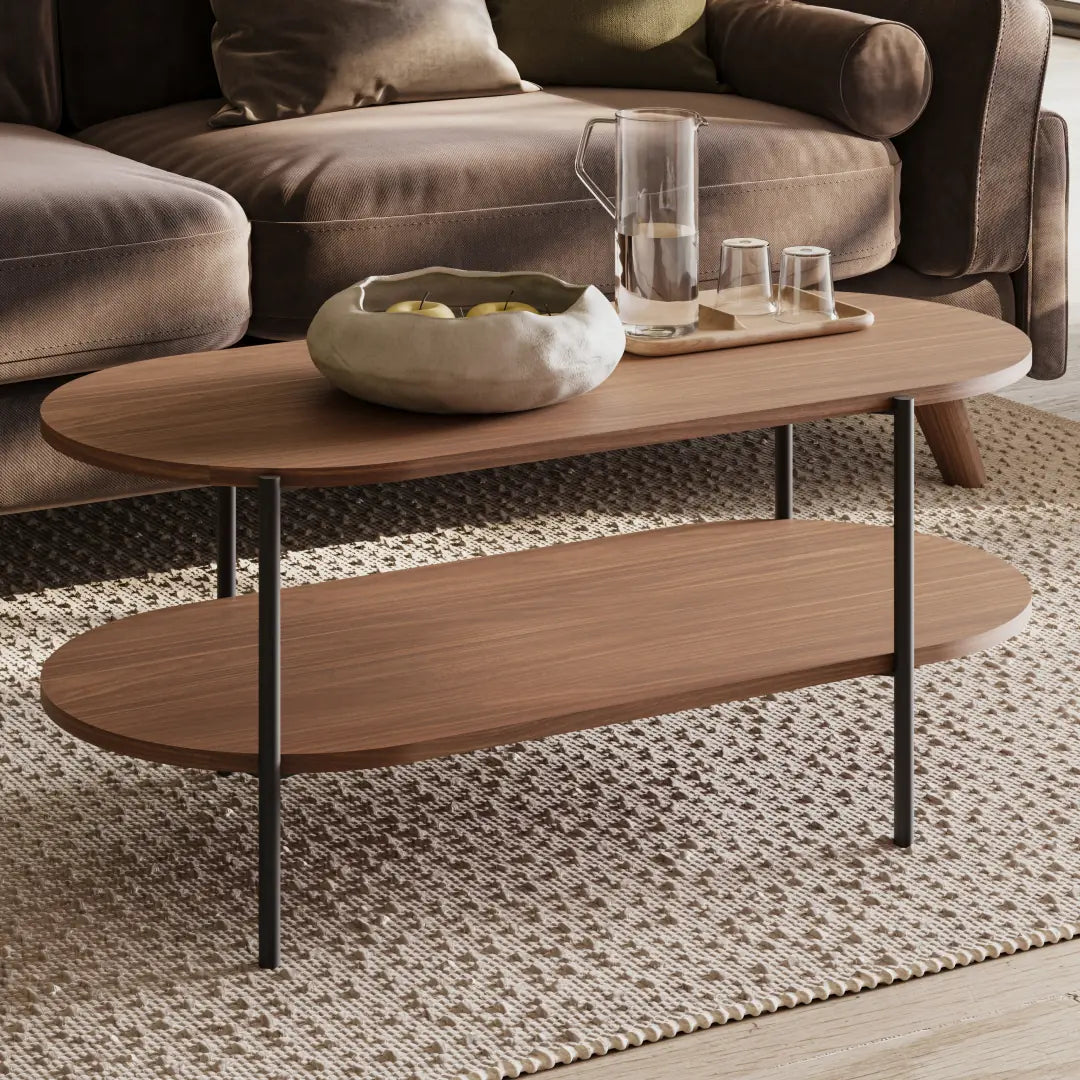 Cavo Coffee Table 110cm in Oak Walnut