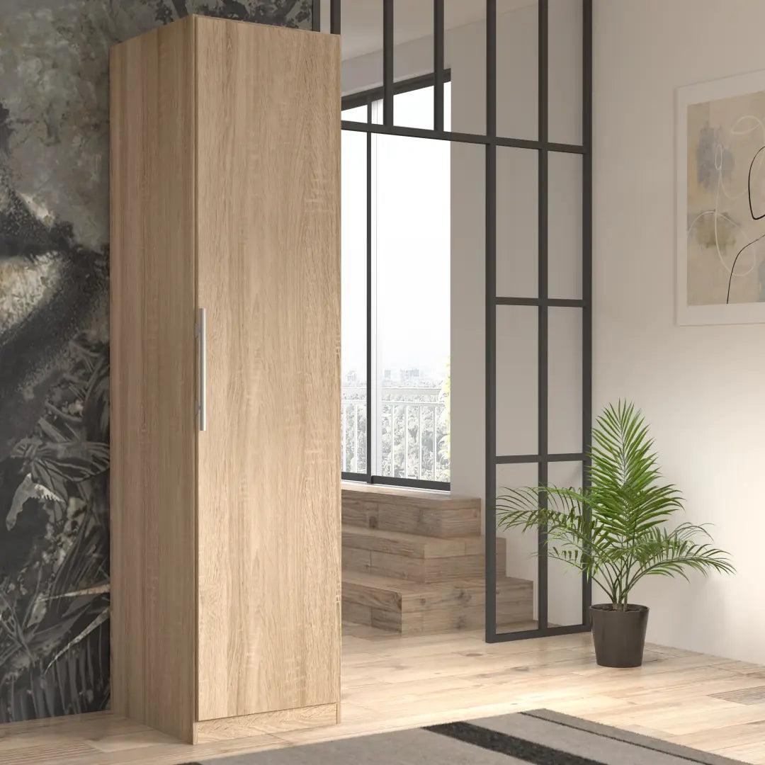 Cadixo Hinged Door Wardrobe 51cm in Oak Sonoma, image 8