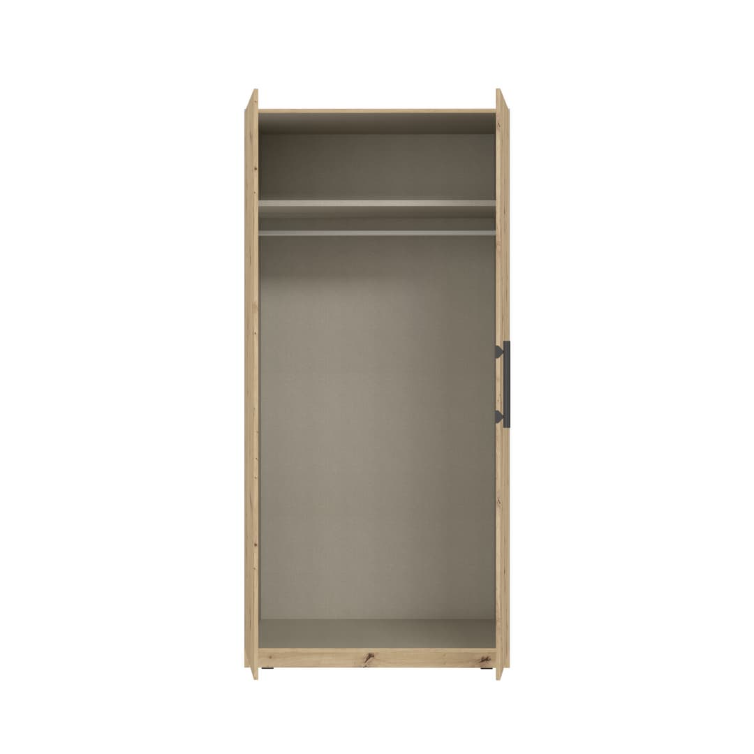 Cadixo Hinged Door Wardrobe 101cm, image 12