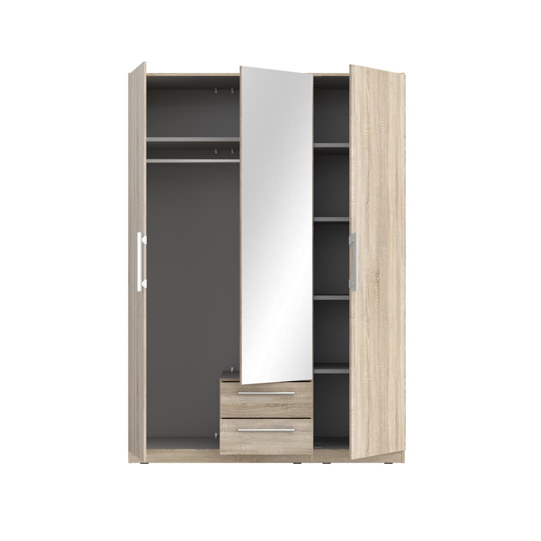 Cadixo Hinged Door Wardrobe 151cm, image 12