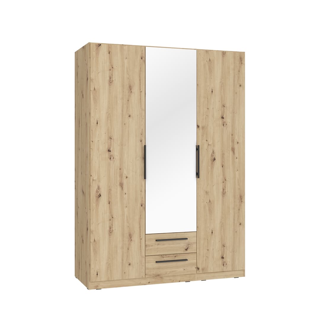Cadixo Hinged Door Wardrobe 151cm, image 2