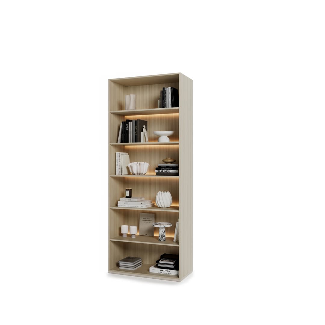 Charlie CH-34 Bookcase 91cm in Cashmere, image 3